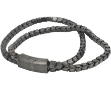 Novel Designs Double Stainless Steel Chain Mens Steel Chain Bracelet
